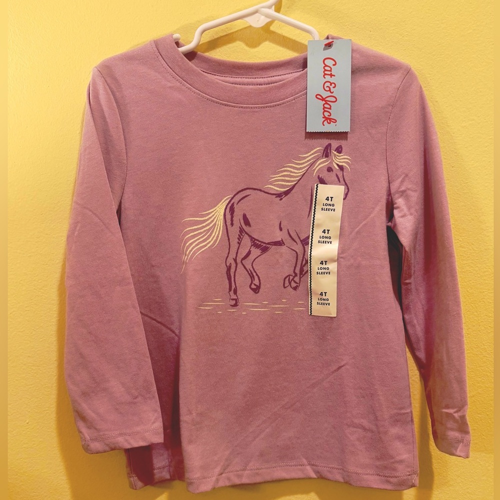 Cat & Jack Girls Shirt 4T